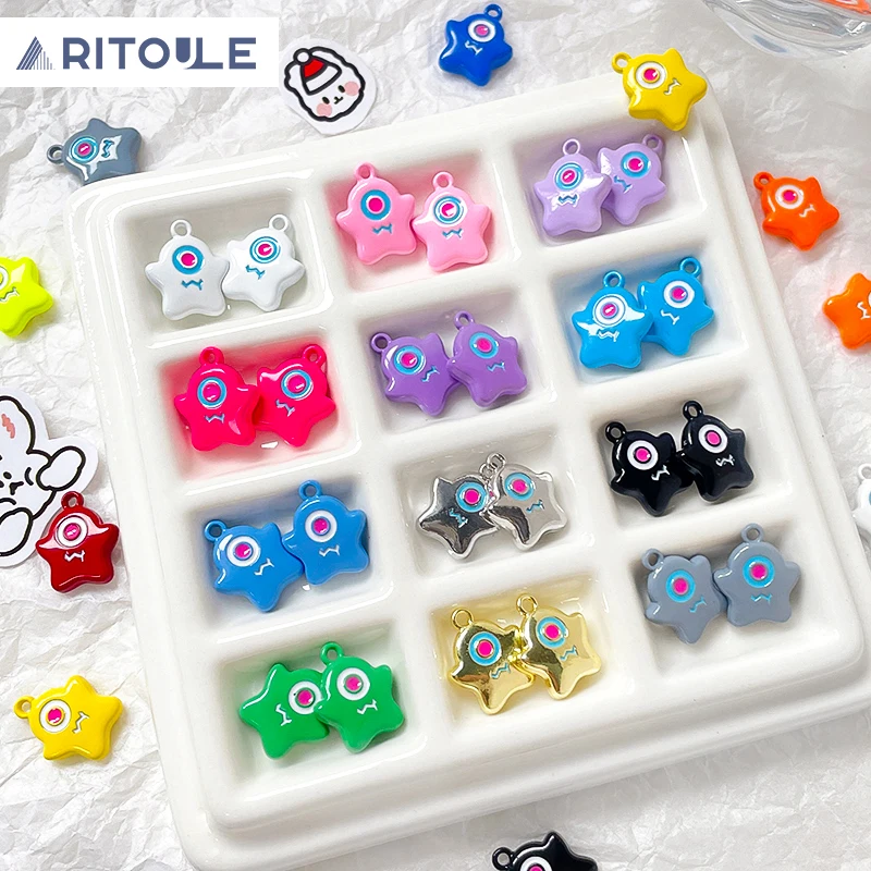 

Цветной допамин смешной A Piao Xiao подвеска в виде монстра сплав ручная роспись diy браслет ожерелье бисерные серьги аксессуары.