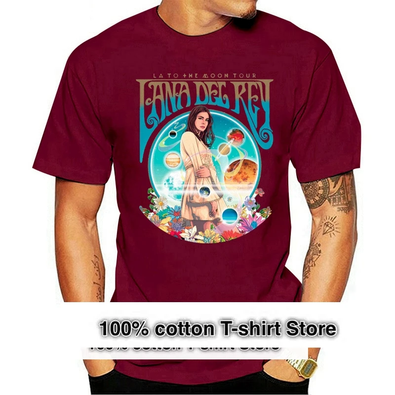 Лана Дель рейд Fanart branco-cinza Para Homem 2021 Футболка-женщина взрослая Повседневная