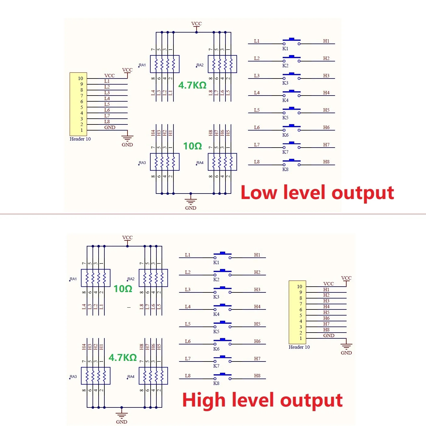 8-клавишная кнопочная плата с кнопкой пуска модуль клавиатуры для PLC MCU AVR ARM