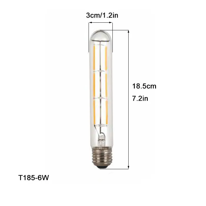 

Светодиодная лампа GY T10 T185 T225 T30 T300 6000К 4-8 Вт