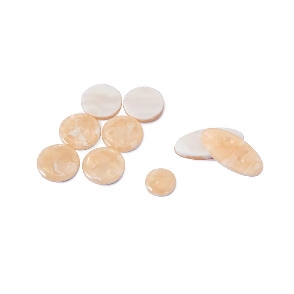 

Pack of 9 Saxophone Key Buttons Soprano Tenor Sax Inlays Decoration
