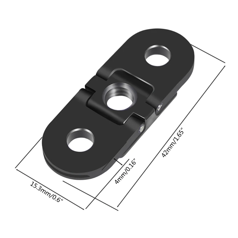

H8WA складные пальцы с разъемом 1/4 для Hero 10/9/8 адаптер крепление для корпуса Ручка монопод штатив крепление монопод