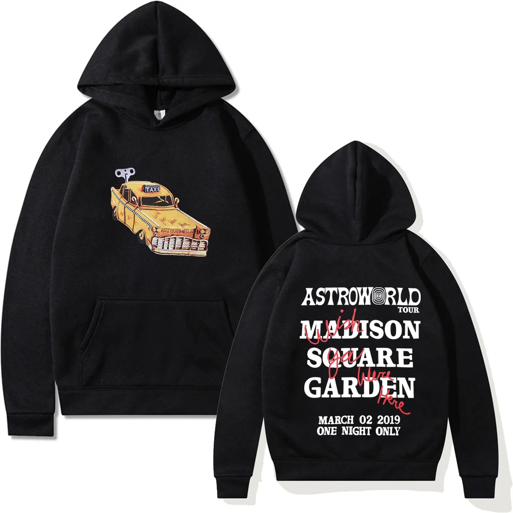 

Rap Travis Scott Hoodie Pocket Hooded Sweatshirt For Men and Women Streetwear Hip Hop Casual Astroworld Hoodies Sudadera Hombre