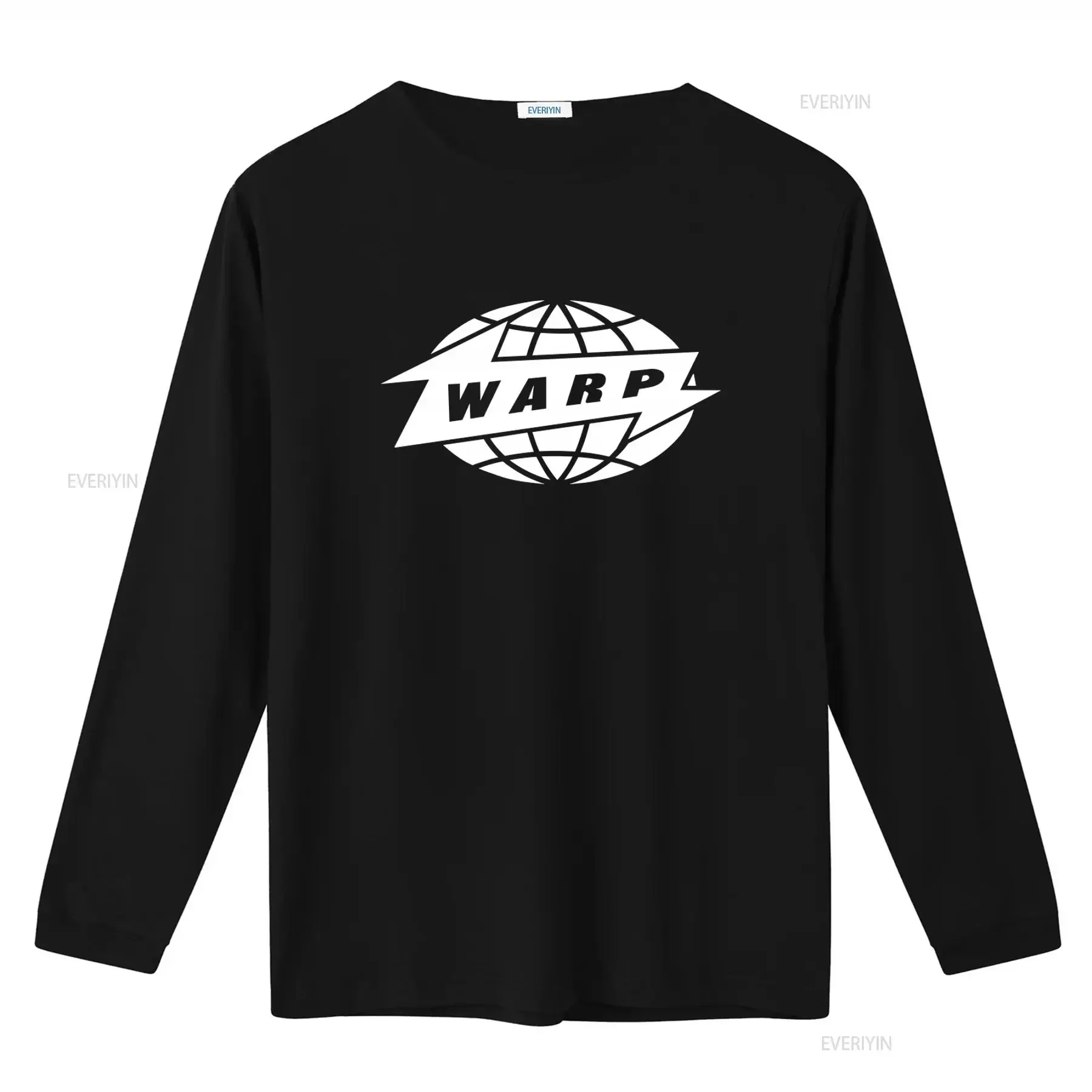 Фото Винтажная футболка Warp Records с дизайном Aphex Twin, Boards of Canada, Autechre, Long or S, в стиле ретро, с глобусным дизайном, для любителей музыки, с эффектом потертости №2