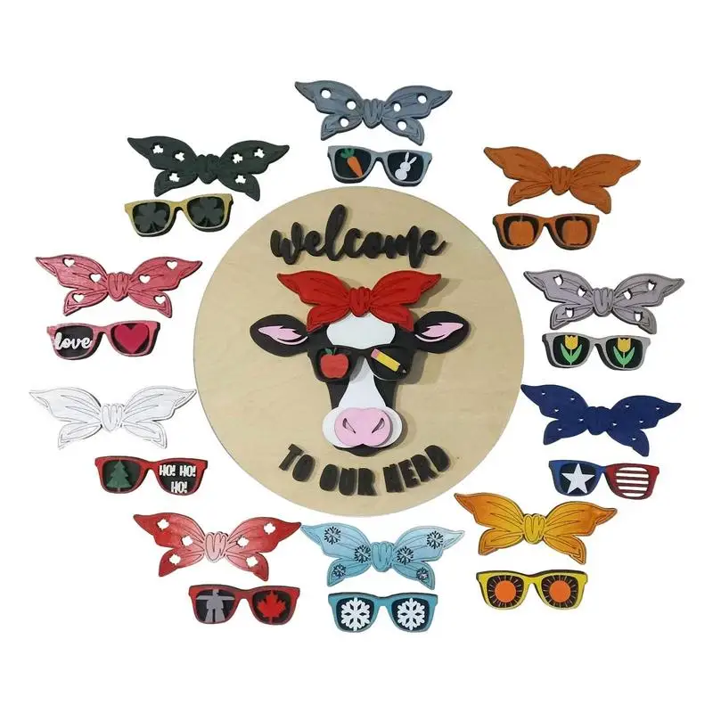 

Easter Hanging Sign Exquisite Front Door Welcome Sign Wall Hanging Sign Decoration For Spring Farmhouse Porch Pediments