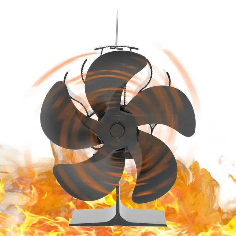 

Fireplace Fan Household Pellet Stove Fan Thermoelectric Wood Stove Fans For Log Wood Pellet Burning Stoves Save Energy &