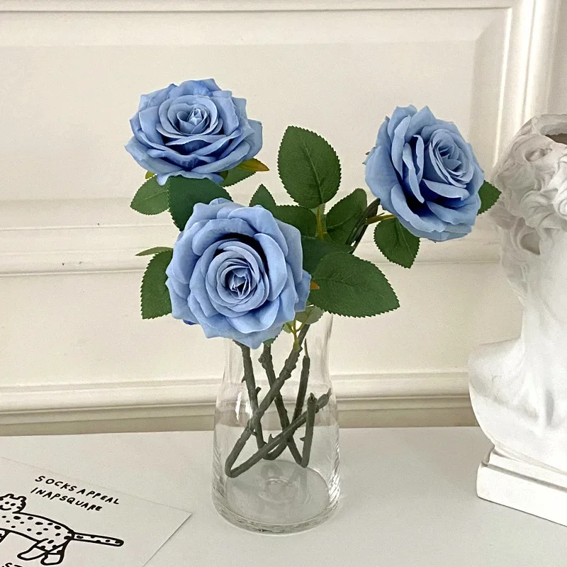 Искусственный цветок Парижской розы 44 см 5 шт. для украшения гостиной обеденного