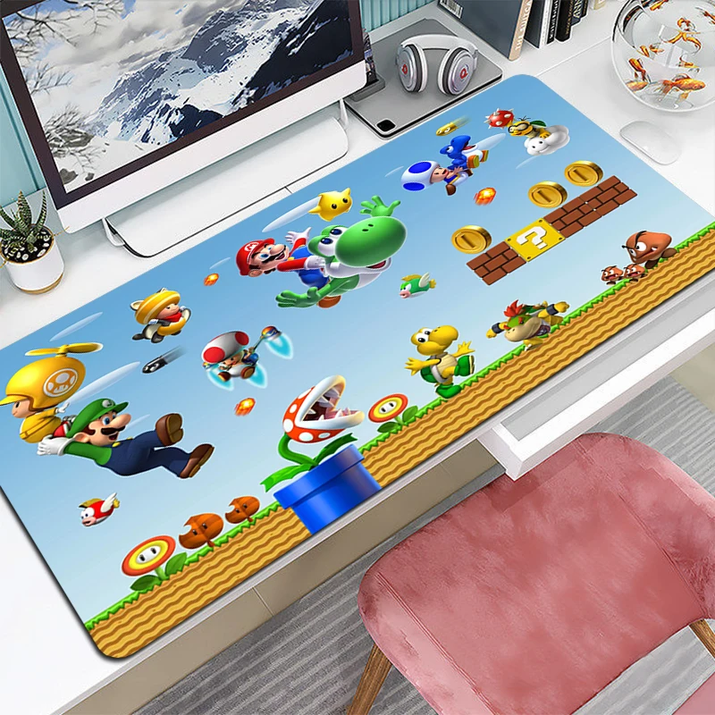 

Mouse Pad Xxl Marios Desktop Accessories 900x400 Pc Large Mat Anime Pads Mousepad Desk Mats Deskmat Computer Extended Game Gamer