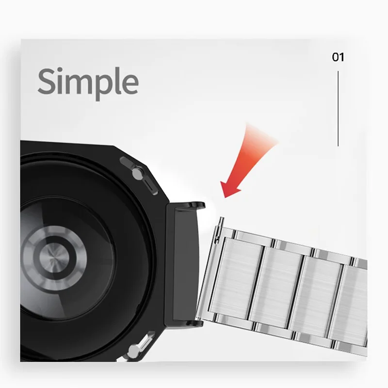 Magnetic Metal Strap for Huawei GT Cyber Series Stainless Steel Watch Band Smart Watch Bracelet Replacement Adjustable Wristband