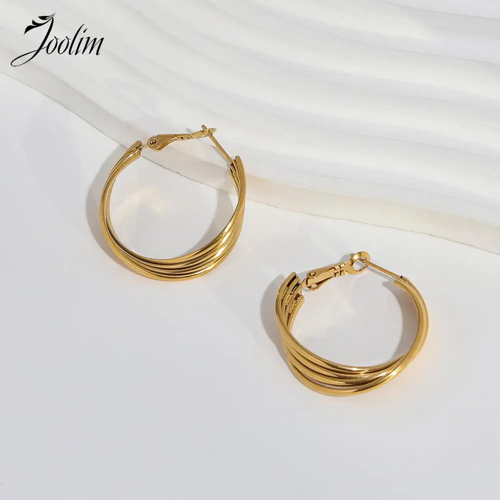 Joolim высококачественные поливинилхлоридные модные крупные серьги ювелирные