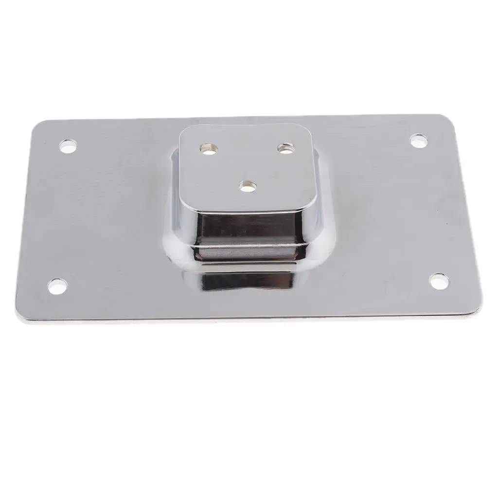 

Laydown License Plate Frame Mount for Harley Sportster Dyna Softail Chrome