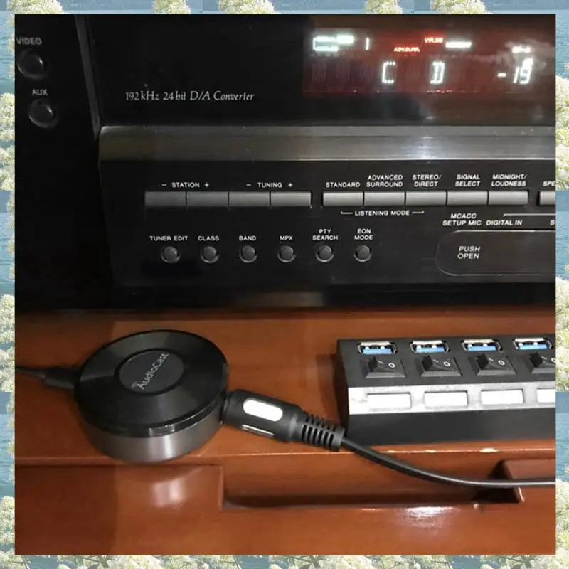 Фото New-4X Audiocast M5 DLNA Адаптер Airplay Беспроводной Wi-Fi Музыка Аудио Стример Приемник Аудио Музыкальный Динамик №1
