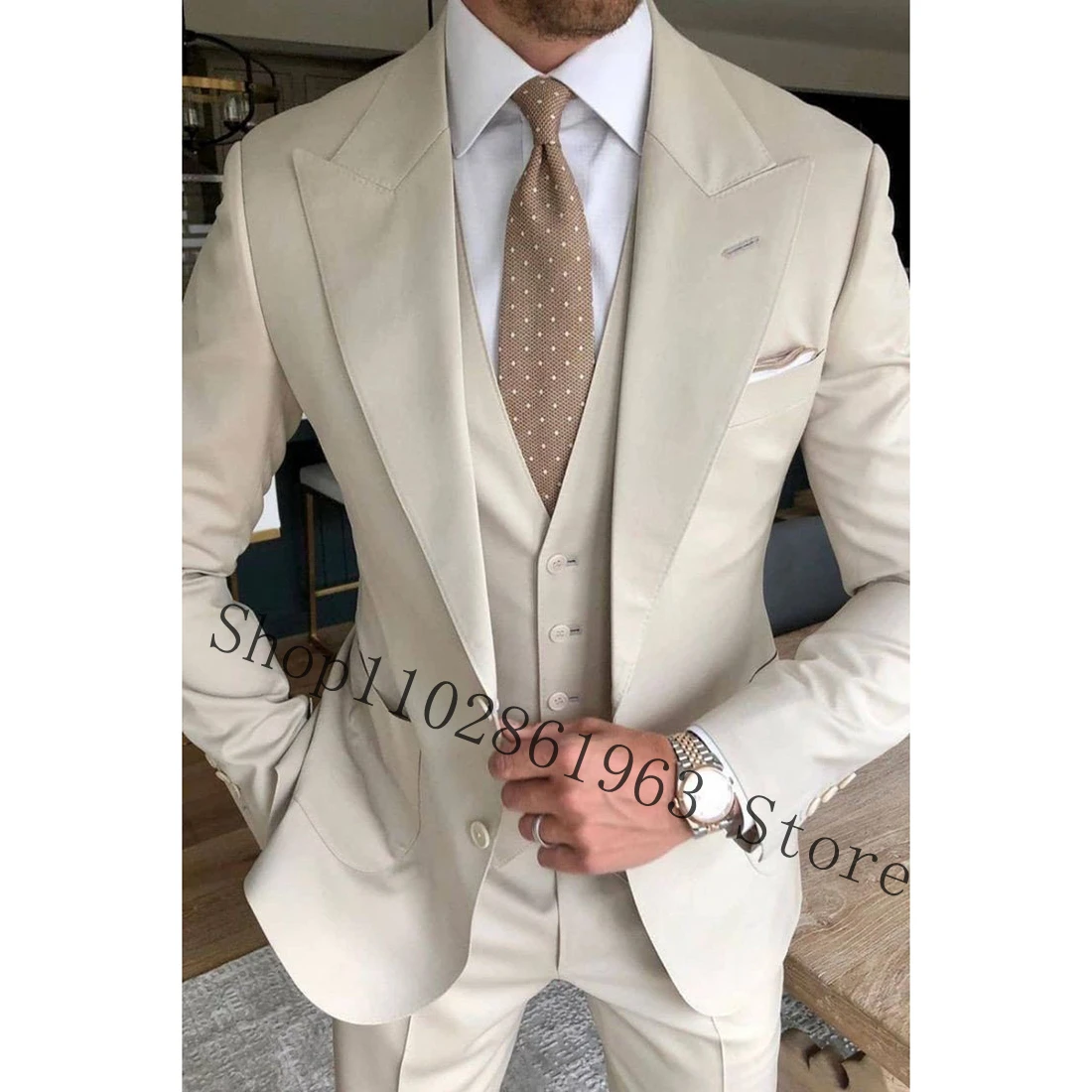 Костюм облегающий мужской из 3 предметов