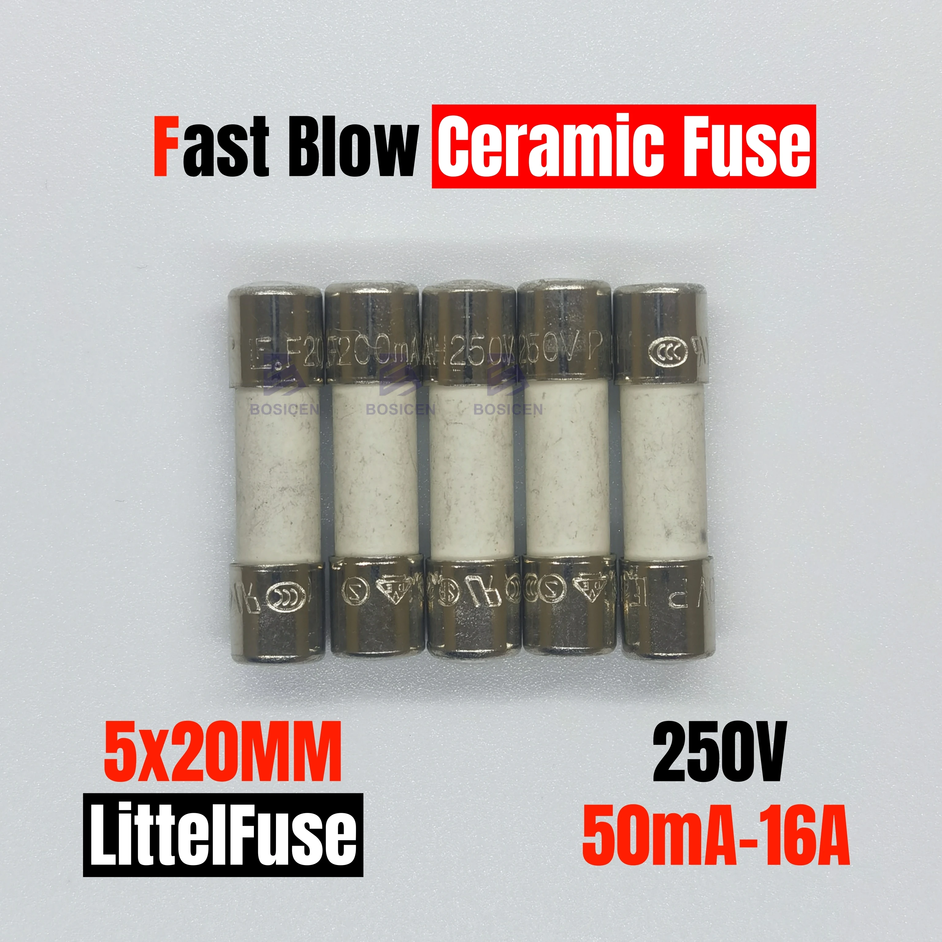 

Керамические предохранители 216 серии 5*20