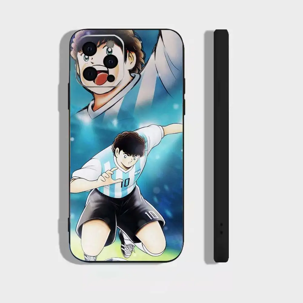 Фото Чехол для телефона с аниме-принтом C-captain T-tsubasa, силиконовый, мягкий, для iPhone 17, 16, 15, 14, 13, 12, 11, X, XR, Plus, Pro, Max, Plus №2
