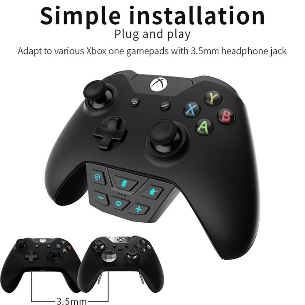 Game Controller Sound Enhancer for Xbox Series X/Xbox One Gamepad Headset Adapter with 3.5mm Audio Plug Converter Accessory | Электроника