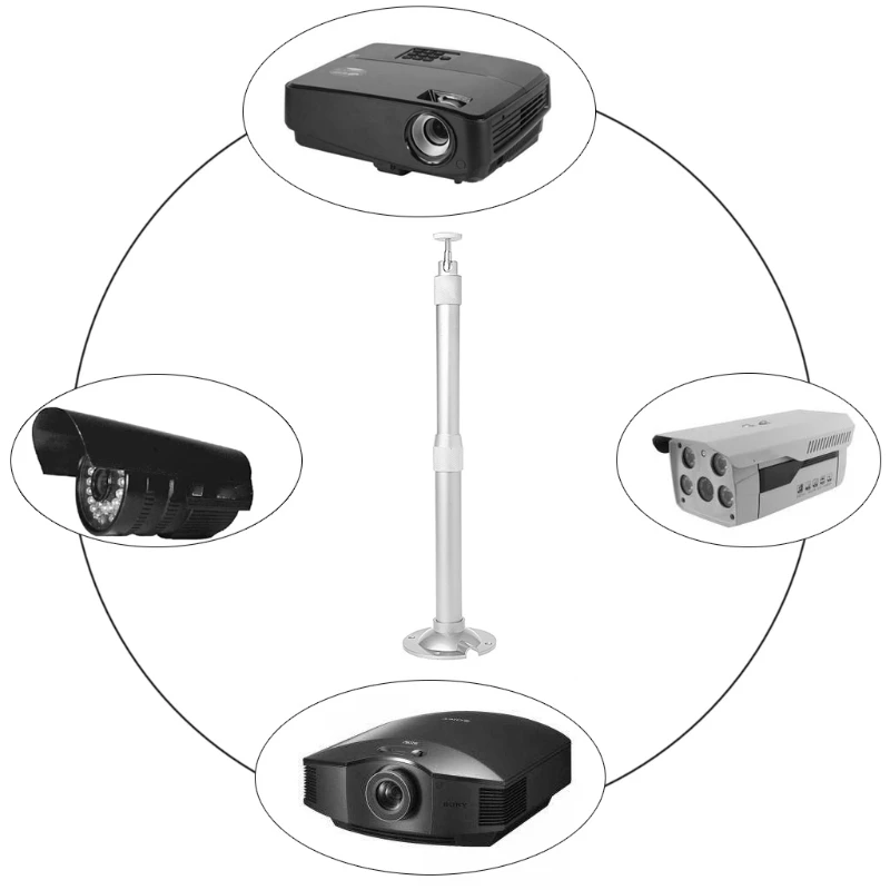 

Projector Hanger with 360-degree Rotatable for Head Easy to Assemble Ceiling Mou
