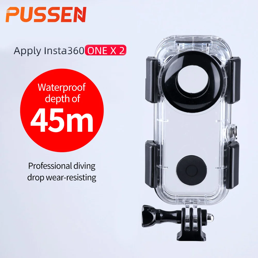 

Insta360 ONE X2 Dive Case New 45M Waterproof Depth, Aciton Camera Accessories