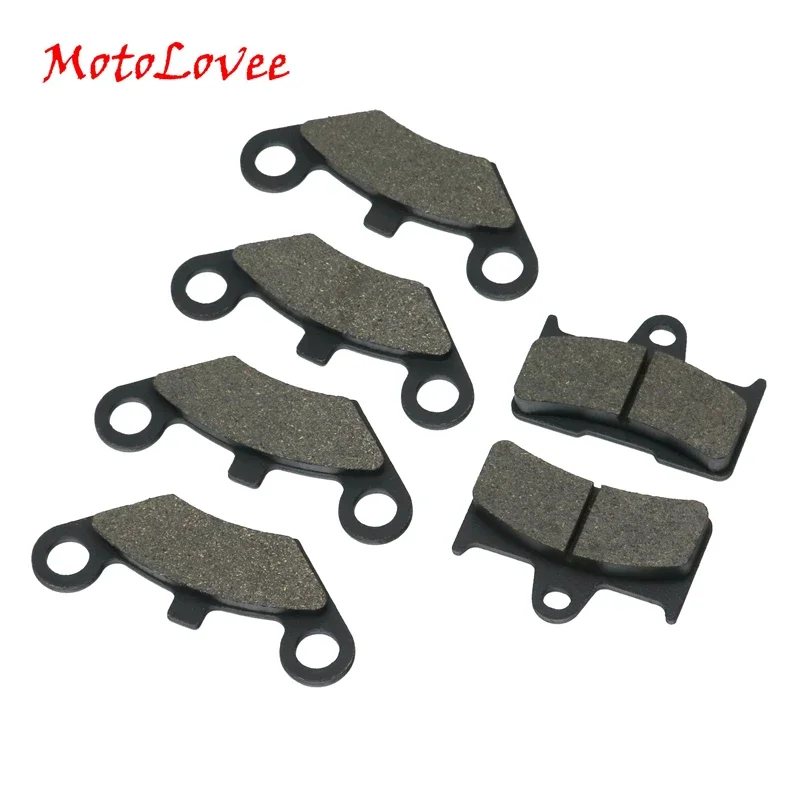 

MotoLovee ATV Передние 4 шт. + Задние 2 шт. Полуметаллические тормозные колодки Дисковые тормоза 6 шт. Для CF Moto CF500 500CC CF 600 600CC X5 X6 X8 U5
