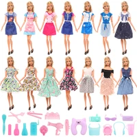 barwa high quality 26 pieces for barbie 30cm doll7 skirts5 haircut accessories6 perfume accessories8 life accessories