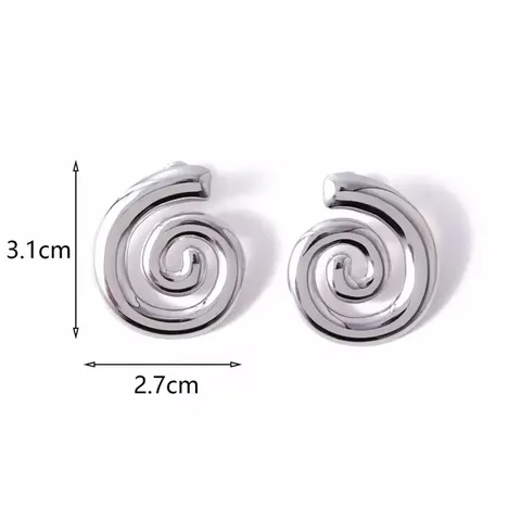 Классические золотые серьги-гвоздики