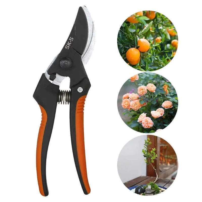 

SK5 steel pruning scissors Fruit tree pruning scissors Flower branch gardening scissors Thick branch pruning saves labor