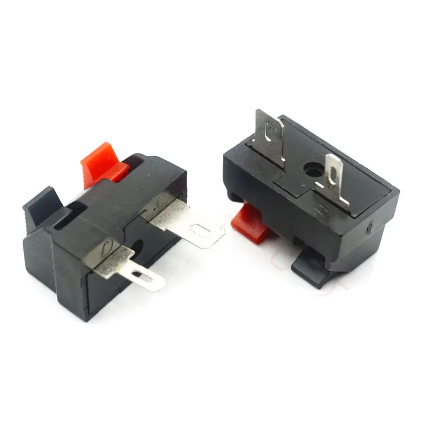 Cltgxdd 1 шт. 2 детской клеммы нагрузка на гнездо пружина звуковые зажим для розетки