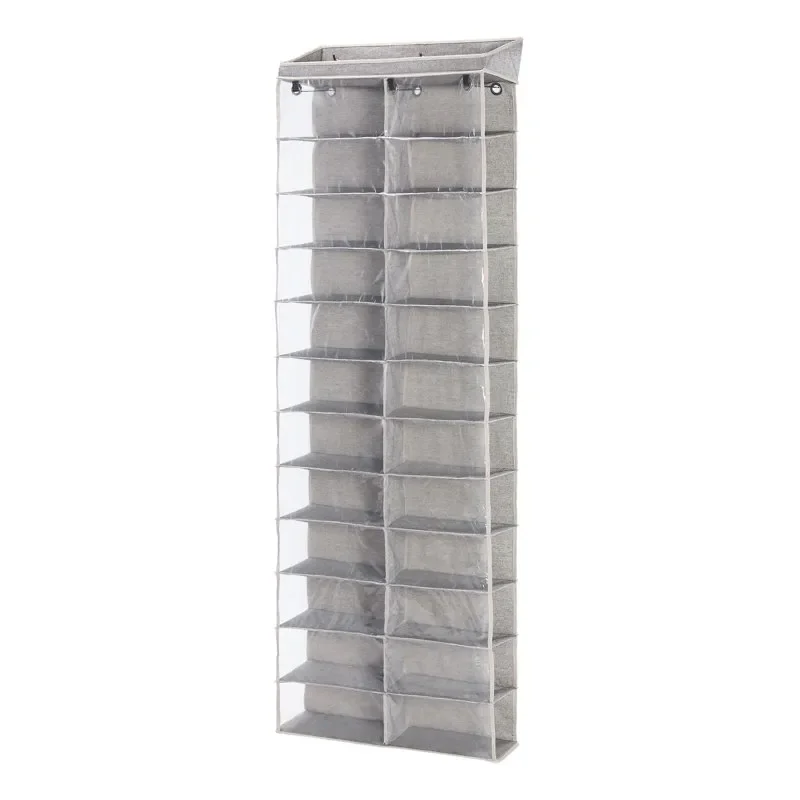 

24-Shelf Over the Door Closet Shoe Organizer