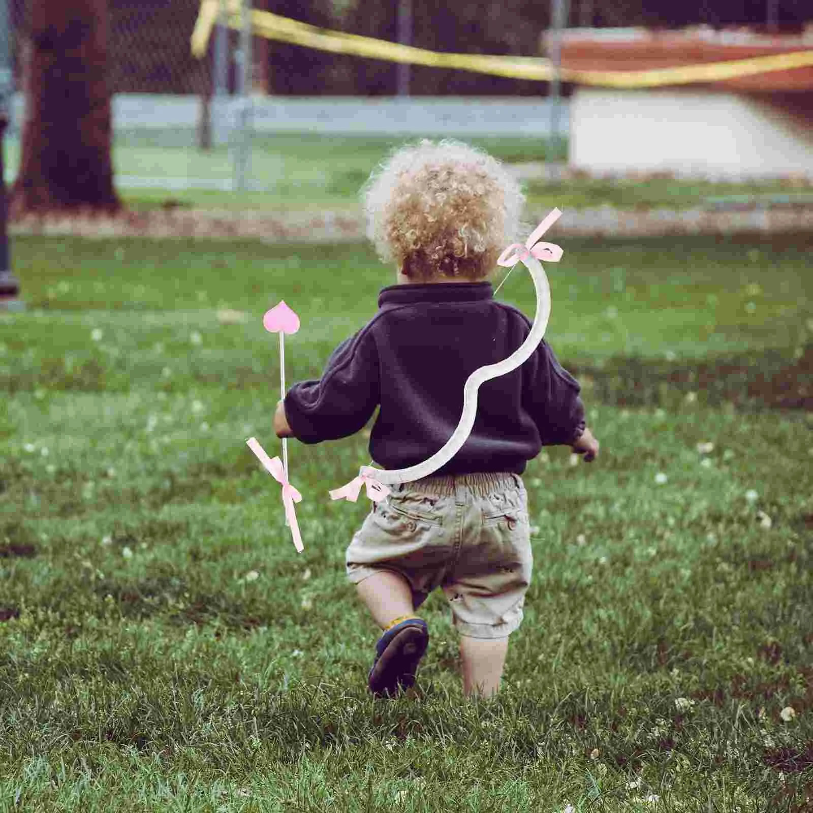 Купидона Стрела Лук Макияж Серебристый Розовый Костюм Косплей Забавная Пена