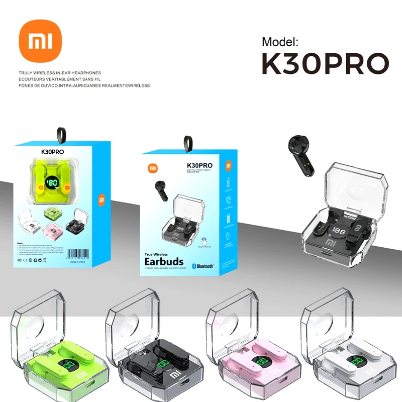 Xiaomi K30 Pro Wireless Earphones Bluetooth 5.3 TWS Ear Headphones HIfi 9D Sound Sport Earbuds Touch Control Waterproof Headset