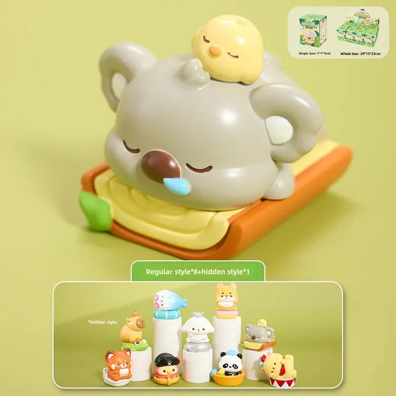 New Cartoon Animal Star System Blind Box Doll Handheld Resin Craft Decorative Objects Desktop Ornaments One Piece Agent
