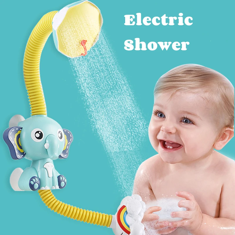 

Baby Bath Toys for Kids Electric Elephant Sucker Spray Water Toys for Kids Bathtub Toy Baby Shower Sprinkler Children Water Game