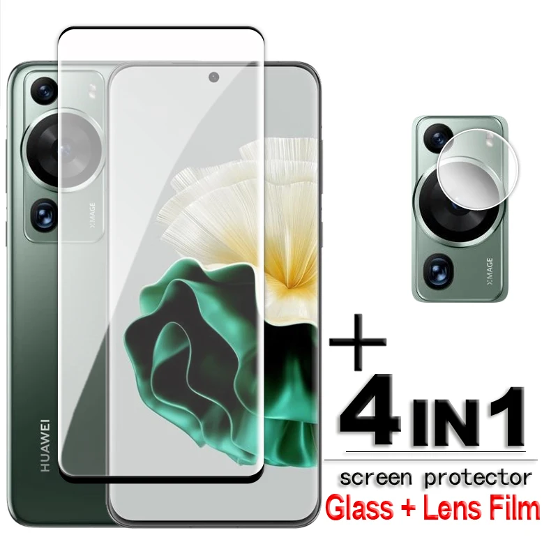 For Huawei P60 Pro Glass 3D Full Cover Curved Screen Protector Huawei P60 Tempered Glass Huawei P60 Art P60 Pro Film 6.67 inch