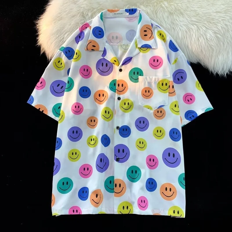 Блузка женская в Корейском стиле модная повседневная недорогая рубашка с