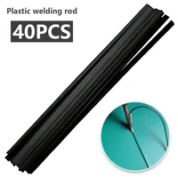 40pcs 200mm pp black plastic welding rods for hot air welder gun auto car bumper repair welder tool pp sticks floor soldering