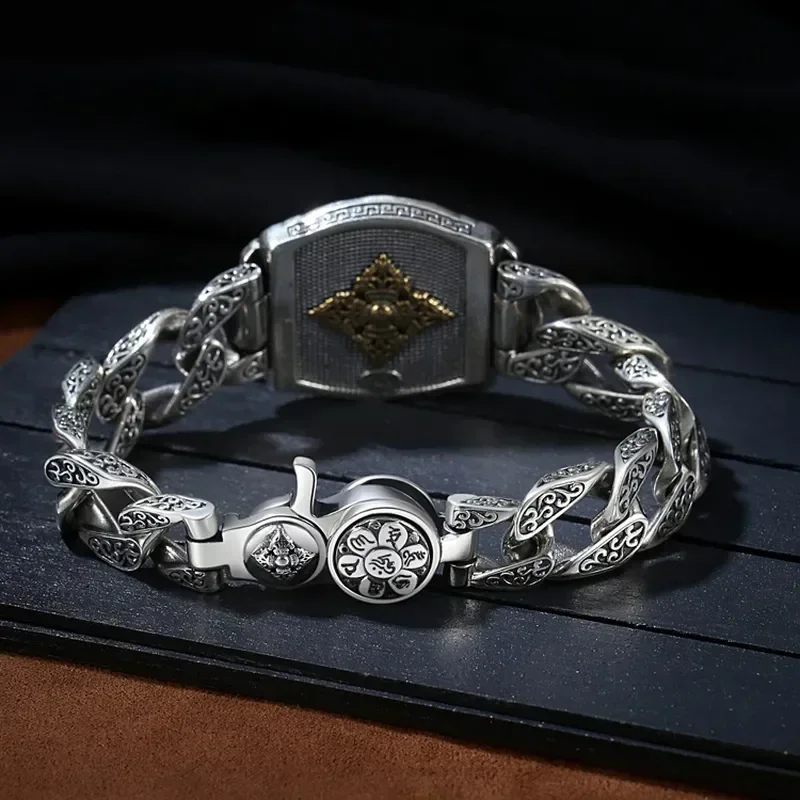 Мужской браслет из серебра 925 пробы