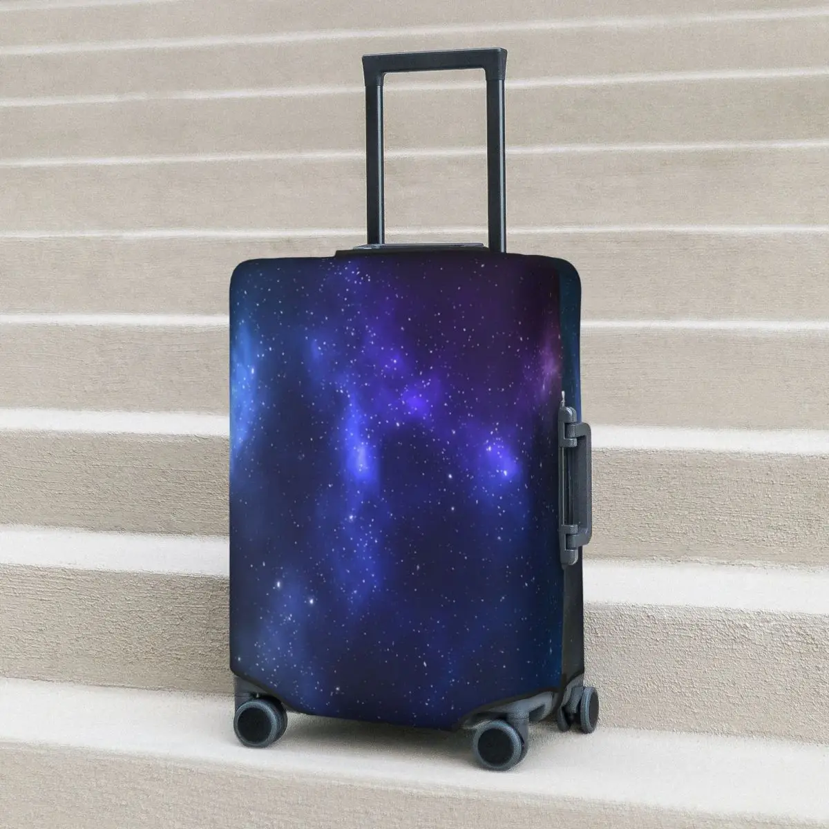 

Space Galaxy Suitcase Cover Holiday Abstract Print Strectch Luggage Accesories Business Protection