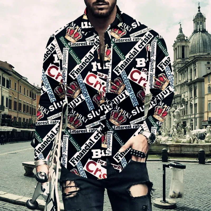 spring hot sale mens long sleeved cardigan brand casual fashion letter print european and american single breasted cardigan top free global shipping