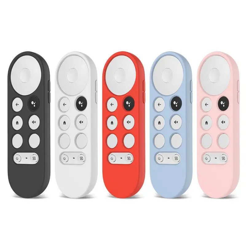 Чехол для пульта дистанционного управления для googlechromecast 2020 Voice Remote Silicone, ударопрочный защитный чехол для Chromecast Smart TV Remote