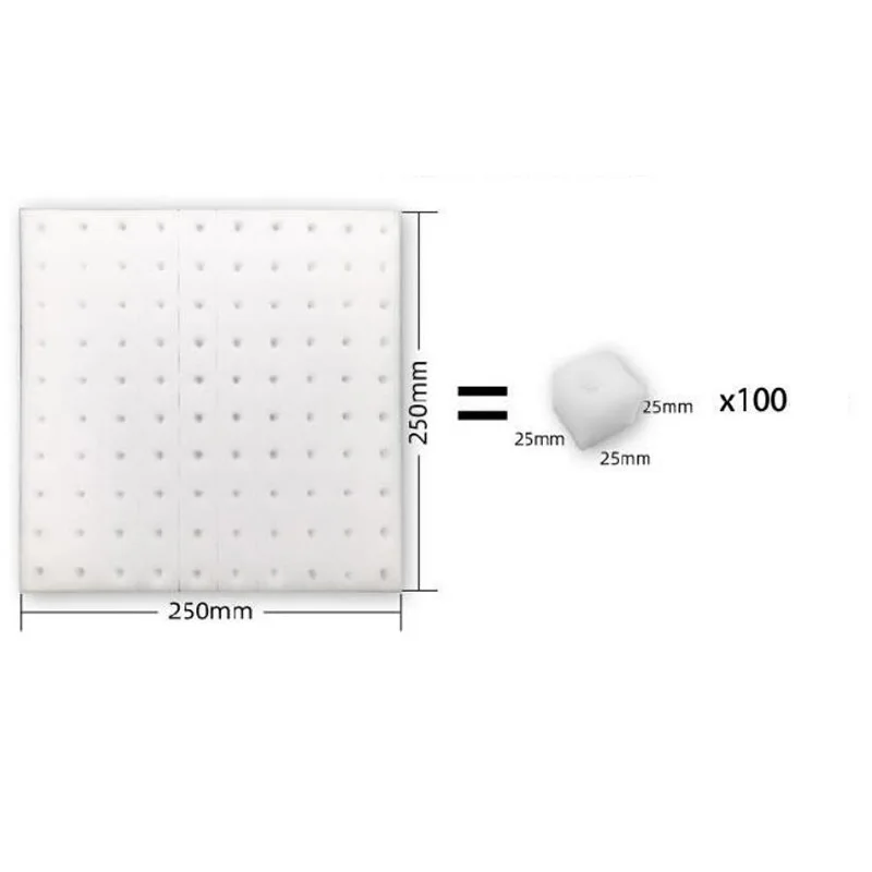 100 шт./лист губки для выращивания растений