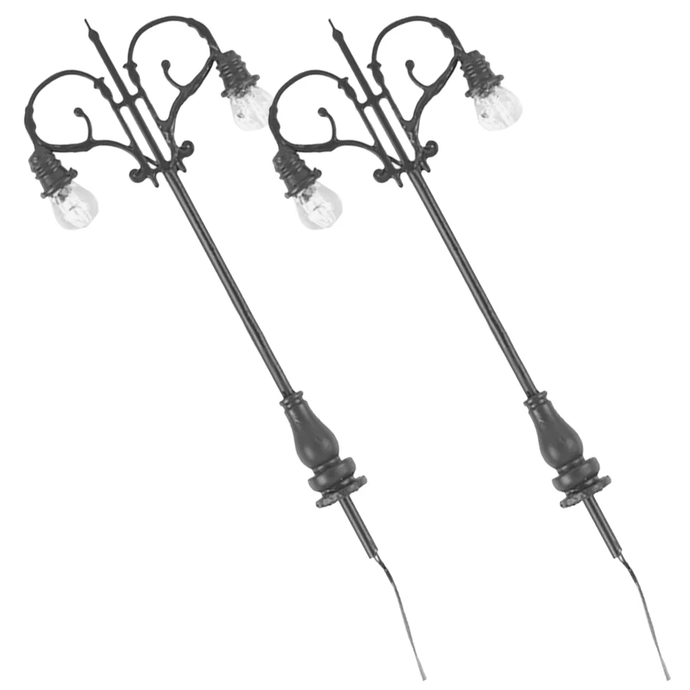 2 шт. микропейзаж сад миниатюрная лампа декор игрушка украшение для комнаты дом