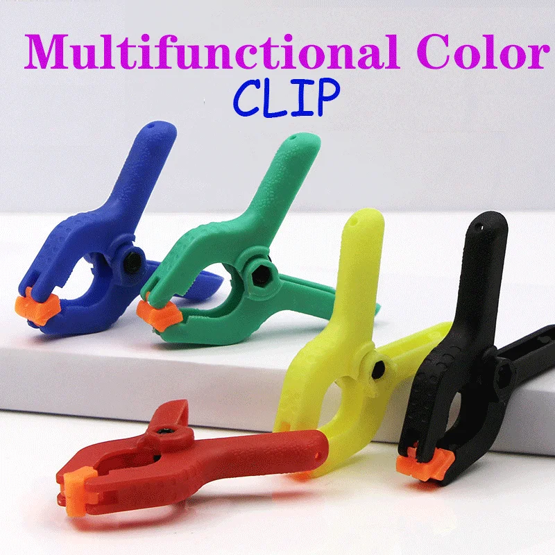 

5 Or 8 pcs Colorful Clips Spring Clamps Woodworking Tools Plastic Nylon Clamps Woodworking Spring Clip Photo Studio Background