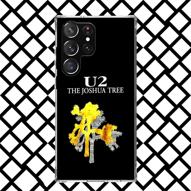 Фото Чехол для телефона Band U-U2 Rock для Samsung Galaxy S26 S25 Edge S24 S23 Ultra S22 Plus S21 FE S20 + Мягкий чехол с принтом Fundas Galaxy S25 №4