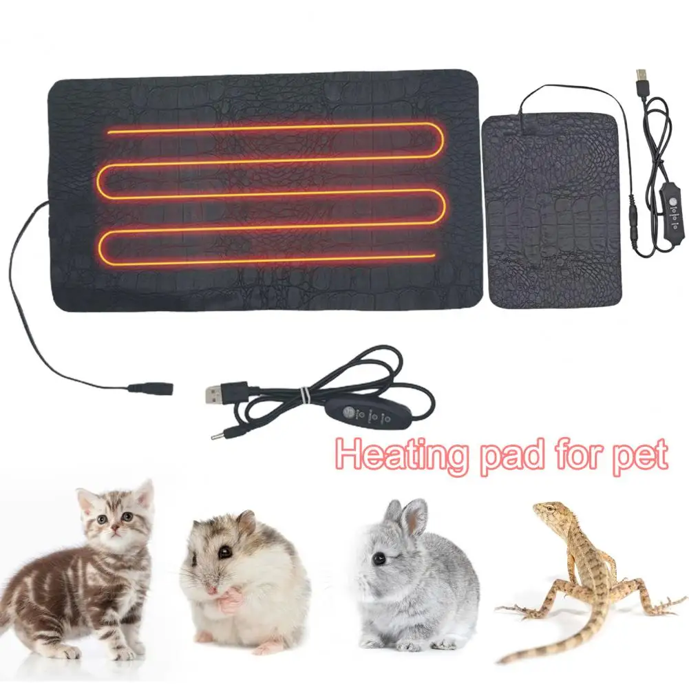 

Подушка для домашних животных с 3 режимами регулировки температуры прямоугольный устойчивый к царапинам скалолазание Электрический нагре...