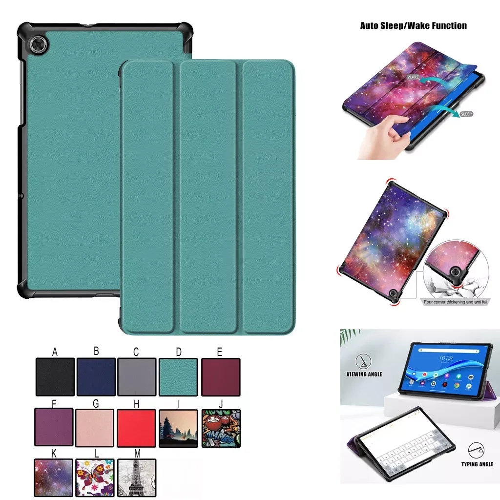 Tablet Case  Tab M10 FHD Plus TB-X606F 2020 10.3” Tablet Slimshell  PU leather Fashion Protective Stand Case Cover 9