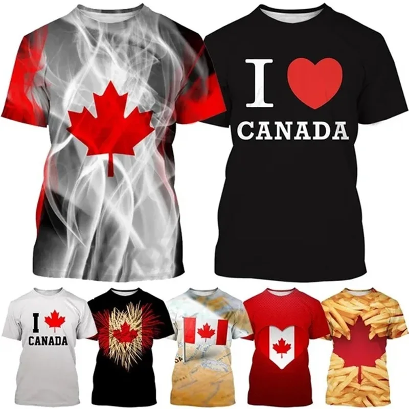 Футболка с 3D-принтом &quotI Love Canada&quot