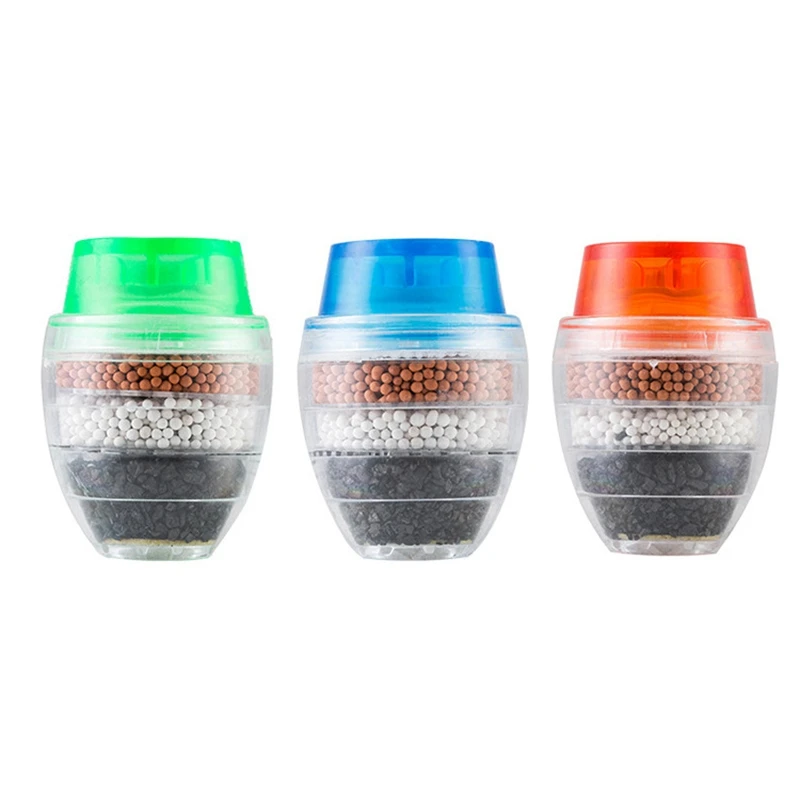 

2Pcs Kitchen Home Carbon Faucet Mini Tap Water Clean Filter Purifier Filtration Cartridge Carbon Water Filter