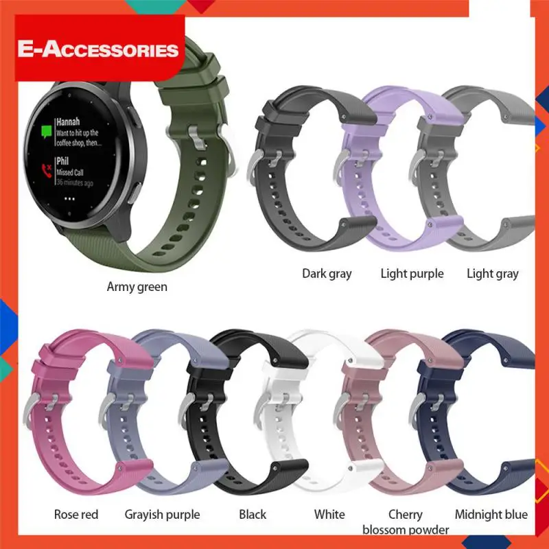 

Мягкие Сменные силиконовые ремешки для смарт-часов, 18 мм
