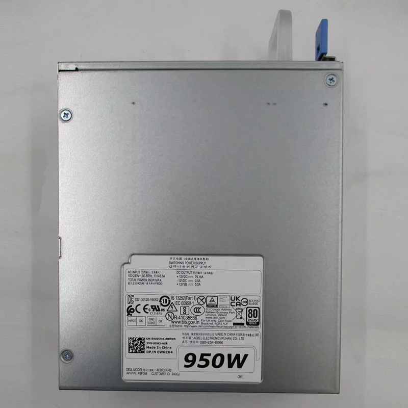 Оригинал для DELL T5820 T7820 T7920 950 Вт D950EF-00 0V7594 H950EF-00 0CXV28 AC950EF-00 0WGCH4 100% протестирован
