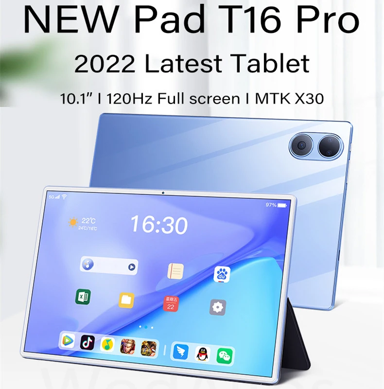 

Игровой планшет T16 на Android 11, 8600 мАч, 8 ГБ, 128 ГБ, 10,1 дюйма
